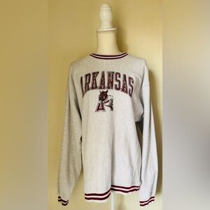Arkansas Graphic Champion Reverse Weave Sweatshirt | Arkansas Razorbacks | Large